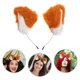 thumbnail image 3 of EeaseMX 1 diadema con orejas de zorro de peluche, bonita diadema para cosplay., 3 of 7