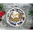 thumbnail image 1 of The Cabin Woodworker - Baltic Birch Wood - Alaska State Ornament - Two-Toned Backing, 1 of 5