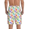 thumbnail image 4 of Lsque Colored Armadillos Mens Sleep Pajama Shorts,Short Pajama Pants, Cotton Ultra-Soft Knit-3X-Large, 4 of 9