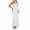 White, variant on Women's Square Neck Spaghetti Strap Maxi Dress Backless Cutout Bodycon Long Dress for Party Graduation Evening
