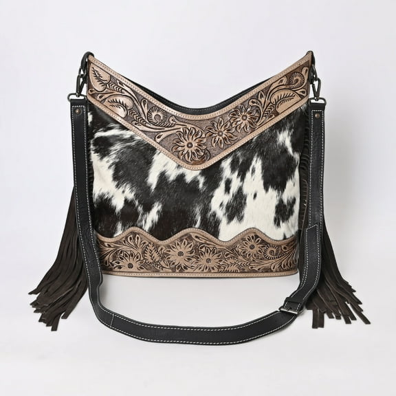 JENESA TOOLED CROSSBODY BAG