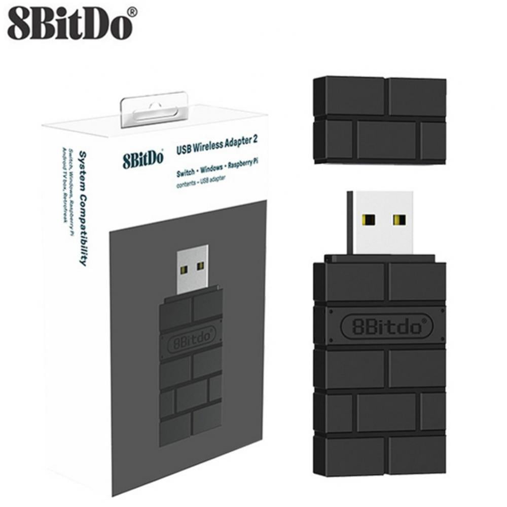 Antología Asia Abreviatura 8Bitdo Wireless USB Adapter for Switch, Switch OLED, Xbox Series X/S,  Windows, Mac & Raspberry Pi, PS5 PS4 Controller and More - Walmart.com