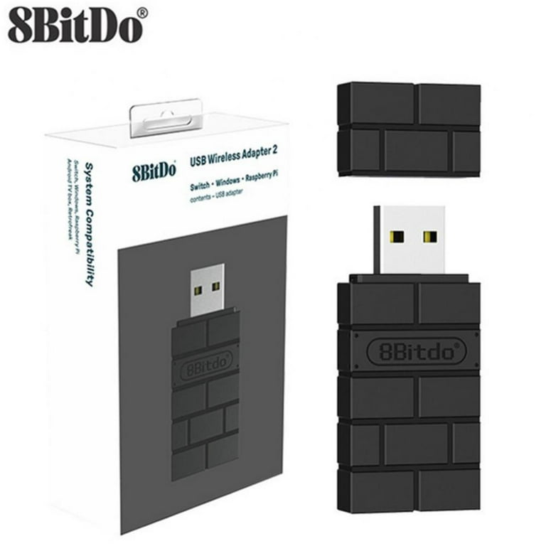 8 BitDo USB Wireless Controller Adapter Converter Dongle for Switch/Switch  OLED, Windows, MacOS, Raspberry Pi, for PS5/PS4/PS3 Controller, Xbox Series