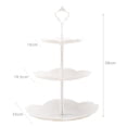 thumbnail image 3 of DPTALR 3-Tier Cupcake Stand Cake Dessert Wedding Event Party Display Tower Plate, 3 of 3