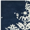 thumbnail image 4 of SAFAVIEH Bella Zlata Geometric Wool Area Rug, Navy/Ivory, 5' x 5' Square, 4 of 5