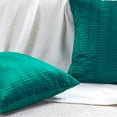 thumbnail image 5 of Home Soft Things Pleated Velvet 2 Piece Throw Pillow Cover Set - Sapphire - 26" x 26", 5 of 7