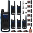 thumbnail image 1 of 3 x Radios Bidireccionales Motorola Talkabout T800 Par Azul/negro + Spray Desinfectante para Micrófono + 3 x Paño de Microfibra Motorola, 1 of 7