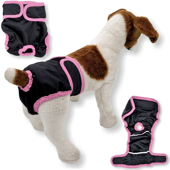 Female Dog Diapers Leak Proof Waterproof Washable Sanitary Panties Small Large