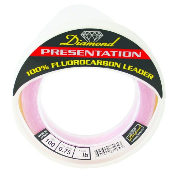 Diamond 87121 Presentation Fluorocarbon Leader Material 20Lb Walmart