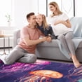 thumbnail image 4 of Jellyfish High-Quality Polyester Right-Angle Floor Mat for Home Decor and Comfort - Soft and Durable Carpet for Living Room and Bedroom - Rug for Cozy Atmosphere - 200x300 cm, 4 of 6