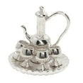 thumbnail image 4 of Taza de Té Plateado en Miniatura Hugo 16 Piezas 1:12 Vajilla, 4 of 10