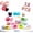 18PCS, variant on 24 PCs Kids Keychains - Keychain Valentines Day Gifts for Kids Classroom Birthday Goodie Bags Stuffers Party Favors Pinata Toys Classroom Prizes Elementary Child Bulk Items Treasure Box Prizes