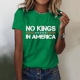thumbnail image 2 of HXWCHs T-Shirt Uni pour Femme T-Shirt Intemporel Mode Décontractée T-Shirt à Col Rond à Manches Courtes Imprimé pour Femme Haut pour Tous les Jours m Vert, 2 of 4
