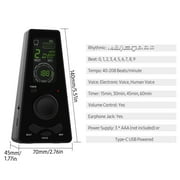 Electronic Digital Metronome with Timer, Beat Speed Control, for Guitar Piano Violin Drum Metronomes for Musical Precision