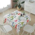 thumbnail image 6 of Christmas Table Cloth Waterproof Tablecloths, Cartoon Xmas Tree Winter Abstract Tablecloth Dining Table Cover for Kitchen Party Tabletop Outdoor, Square Tablecloth 60x60 Inch, 6 of 9