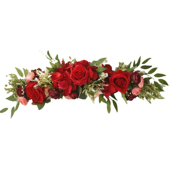 Wedding Arch Flowers Artificial Rose Flower Swag For Decoration Rose Garland