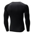 thumbnail image 2 of LANBAOSI Hauts de Compression pour Hommes Séchage Rapide Légers Couche de Base pour Homme T-Shirt à Manches Longues pour Cyclisme Ski Course Randonnée Taille Small, 2 of 4