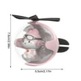 thumbnail image 3 of Car Air Freshener, Cute Car Vent Clip Air Freshener Automotive Air Outlet Fan Diffuser, Car Clips Cute, Automotive Interiors Vent Decoration, Flying Ball Car Aromatherapy Outlet Decoration Interior, 3 of 5