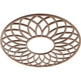 thumbnail image 2 of 16"OD x 5 1/2"ID x 3/8"T Cannes Wood Fretwork Pierced Ceiling Medallion, Wood (Paint Grade), 2 of 3