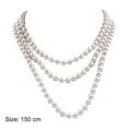thumbnail image 7 of harmtty Fancy Imitation Pearl Necklace Rustproof   for Birthday   Easy to Wear, 7 of 7