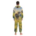 thumbnail image 7 of IAUYY Unisex Adult Onesie Pajamas Ultra-Soft Crystal-Soft Fabric, Halloween Adult Onesie Pajamas Adults,With a Zipper Plus Size Onesie Pajamas, The Green and Lush Fields, 7 of 7