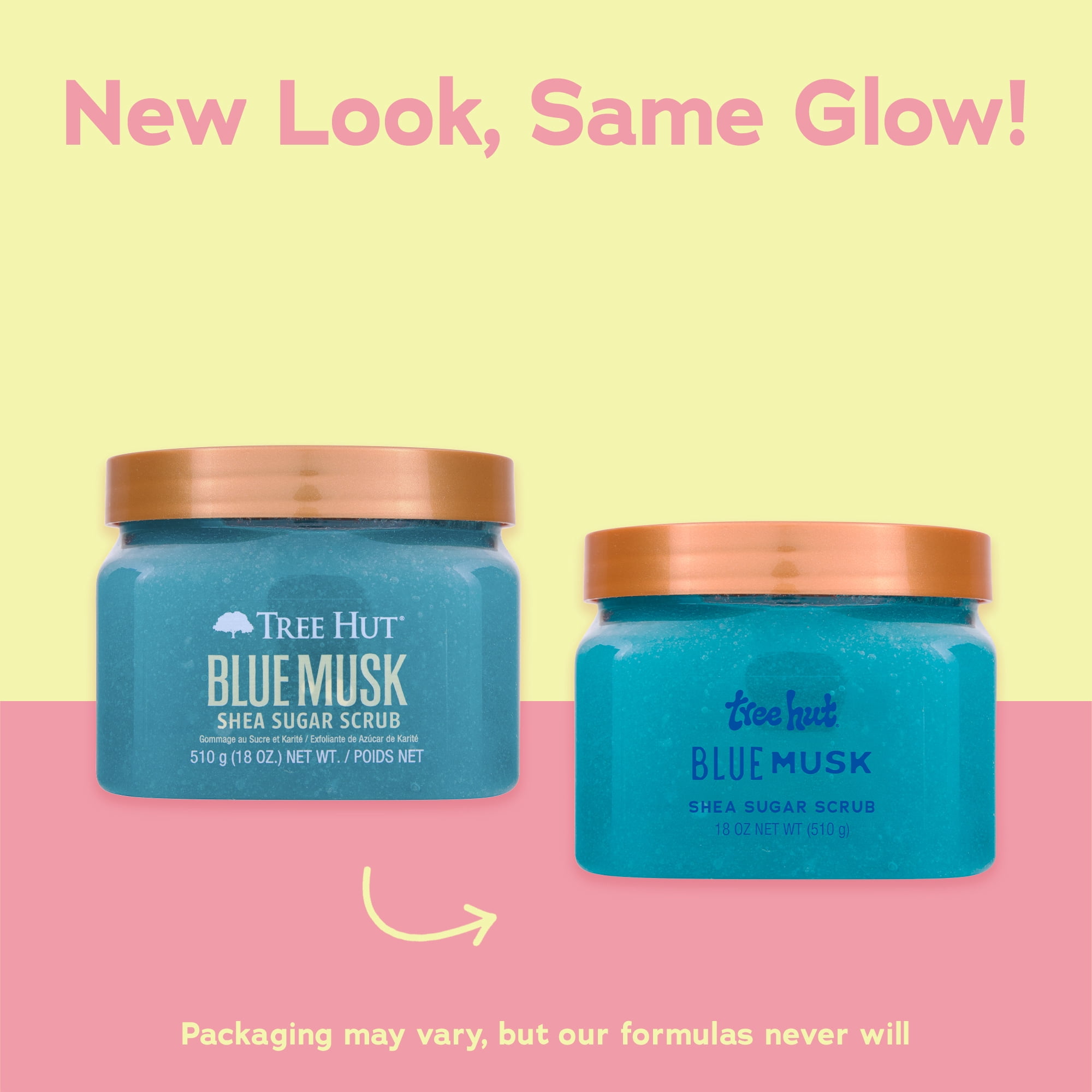 Tree Hut Blue Musk Shea Butter Sugar Body Scrub, 18 oz