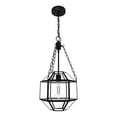 thumbnail image 2 of Hunter - Indria 1-light Rustic Iron, Medium Size Pendant Light, Dimmable, Geometric Shaped, for Bedrooms, Dining, Living Rooms - 19363, 2 of 8