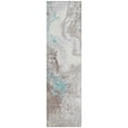 thumbnail image 2 of Addison Rugs Chantille Indoor/Outdoor Transitional Abstract Teal Machine Washable Runner Rug, 2'3" x 7'6", 2 of 7