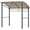 Kaki, variante sur Outsunny Pavillon de Barbecue 7 Pieds x 5 Pieds avec Crochets et Cadre en Acier Rouge Vin