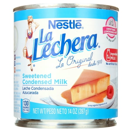 Nestle La Lechera Sweetened Condensed Milk for Baking Thanksgiving Holiday Dessert, 14 oz Can(1 Pack)