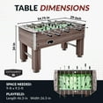 thumbnail image 2 of Hathaway Driftwood 56-in Foosball Table, 2 of 7