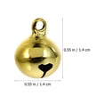 thumbnail image 2 of 20 cascabeles de metal para perros y gatos, con cuentas sueltas, para fiestas, festivales y decoraciones para mascotas., 2 of 7