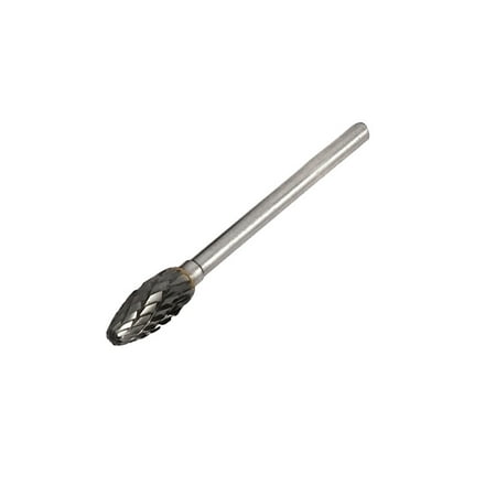 - 3mm 1/8-inch Dia Shank Tungsten Carbide Double Cut Tapered Shaped Rotary File