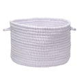 thumbnail image 3 of Colonial Mills Solid Ticking Storage Basket 18 By 12-Inch Blue, 3 of 4