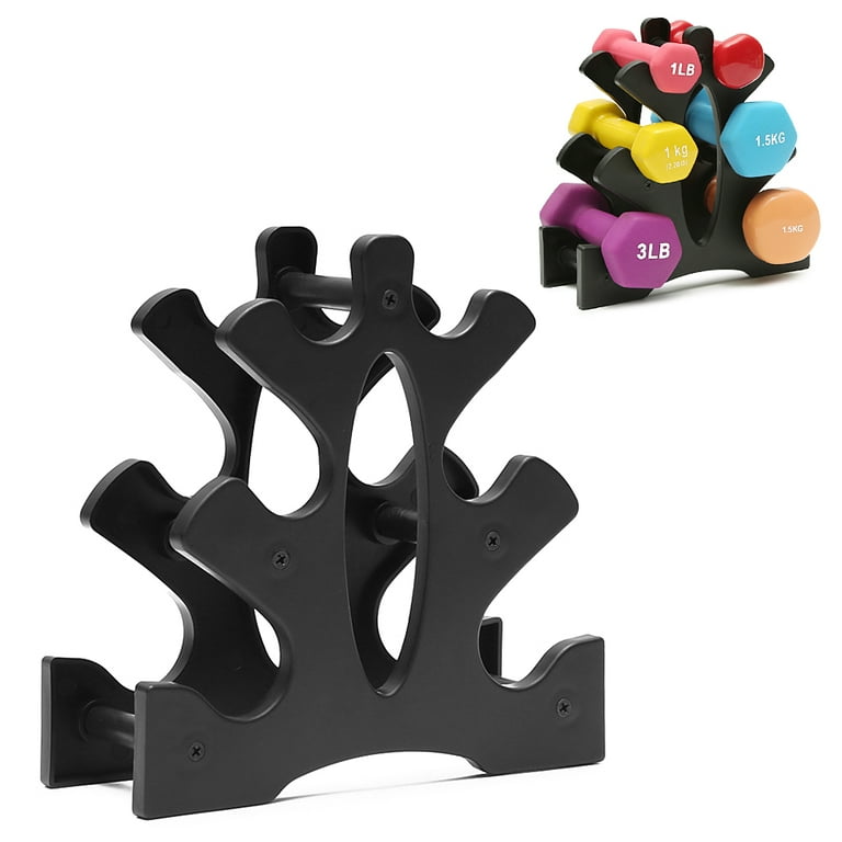 Abody 3 Tier Weight Rack for Dumbbells Compact Weight Holder Small Dumbbell Rack Stand for Dumbbells 1 15 LBS for Home Gym Organization Walmart