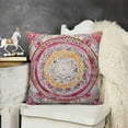 thumbnail image 2 of Pastel Pink Decorative Pillow Covers Cozy Soft Throw Pillowcase Square Couch Cushion Cover for Home Decor Sofa Living Room Bed Car, 2 of 5