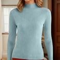 thumbnail image 4 of EDFBUYKRS Female Sweaters 2026 Women Oversized Turtle Cowl Neck Sweater Knit Long Batwing Sleeve Tunic Pullover Solid Color Winter Top Fall Sweater Xl, 4 of 7