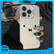 thumbnail image 1 of Miniso Sanrio-funda transparente para teléfono móvil, carcasa esmerilada de 15PROMAX, 14, conejo blanco, 1 of 5