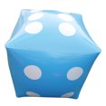 thumbnail image 1 of Peggybuy 35cm Inflatable Dice Entertainment Prop Blow-Up Cube Big Dice Toy (Blue), 1 of 6