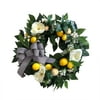 Lovehome Simulation Garland Door Decoration Ring Small Thorn Door Leaf Wreath