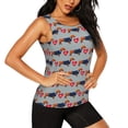 thumbnail image 2 of Bixox Women's Dachshund Dog Heart Printed Sleeveless Fitness Workout Running Quick-Dry Tank Top, 2 of 7