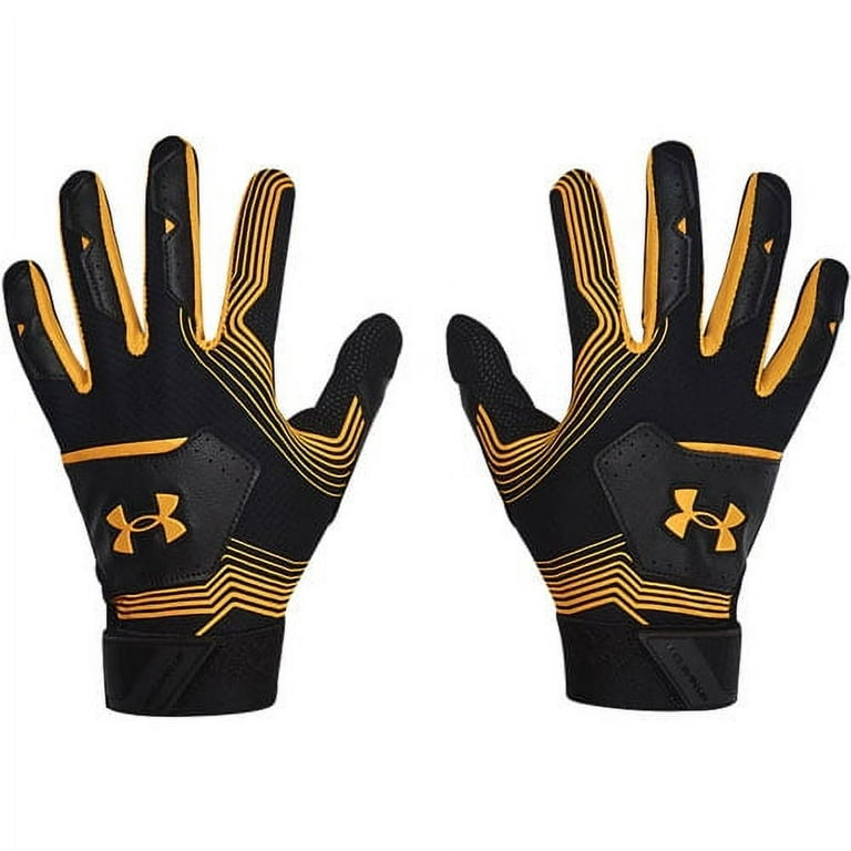Under Armour Boys Clean Up 21 Batting Gloves Black Steeltown