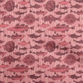 thumbnail image 1 of oneOone Rayon Medium Pink Fabric Ocean Fish Craft Projects Decor Fabric Printed By The Yard 56 Inch Wide, 1 of 4