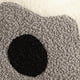 thumbnail image 5 of Cojín de peluche con forma de flor, relleno de esponja, suave y grueso, decorativo para sofá, blanco y gris., 5 of 5