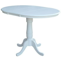 Afuera Living Extendable Counter Height Dining Table in White
