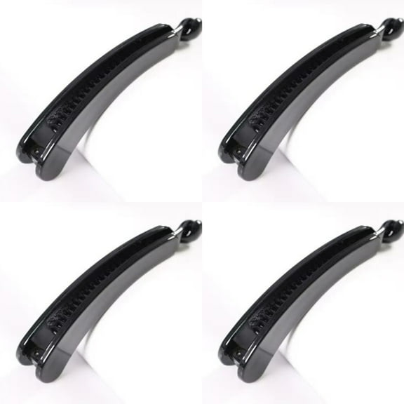 4pcs Banana Hair Clips for Women，Strong Hold Ponytail 4" Large Banana Clips for Women and Girls, Fine Hair, Curly Hair Accessories