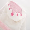 thumbnail image 6 of LYMAYTER ‌Toddler Flannel Robe Kids Animal Theme Hooded Bathrobe Boys Girls‌ Soft Coral Fleece 1-7 Years, 6 of 7