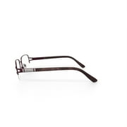 Luxe Women's WLO416 Rectangular Prescription Eyeglasses with Case, Plum