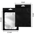 thumbnail image 4 of Resealable Bags For Food Storage 350 Pieces Reusable Bags With Clear Window (4?6Inch Black) Edible Sealable Packaging Bags For Small Business Christmas, 4 of 4