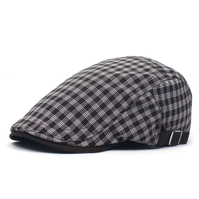 Gorra plana Gatsby Newsboy para hombre, gorra Sally, de algodón o mezclilla